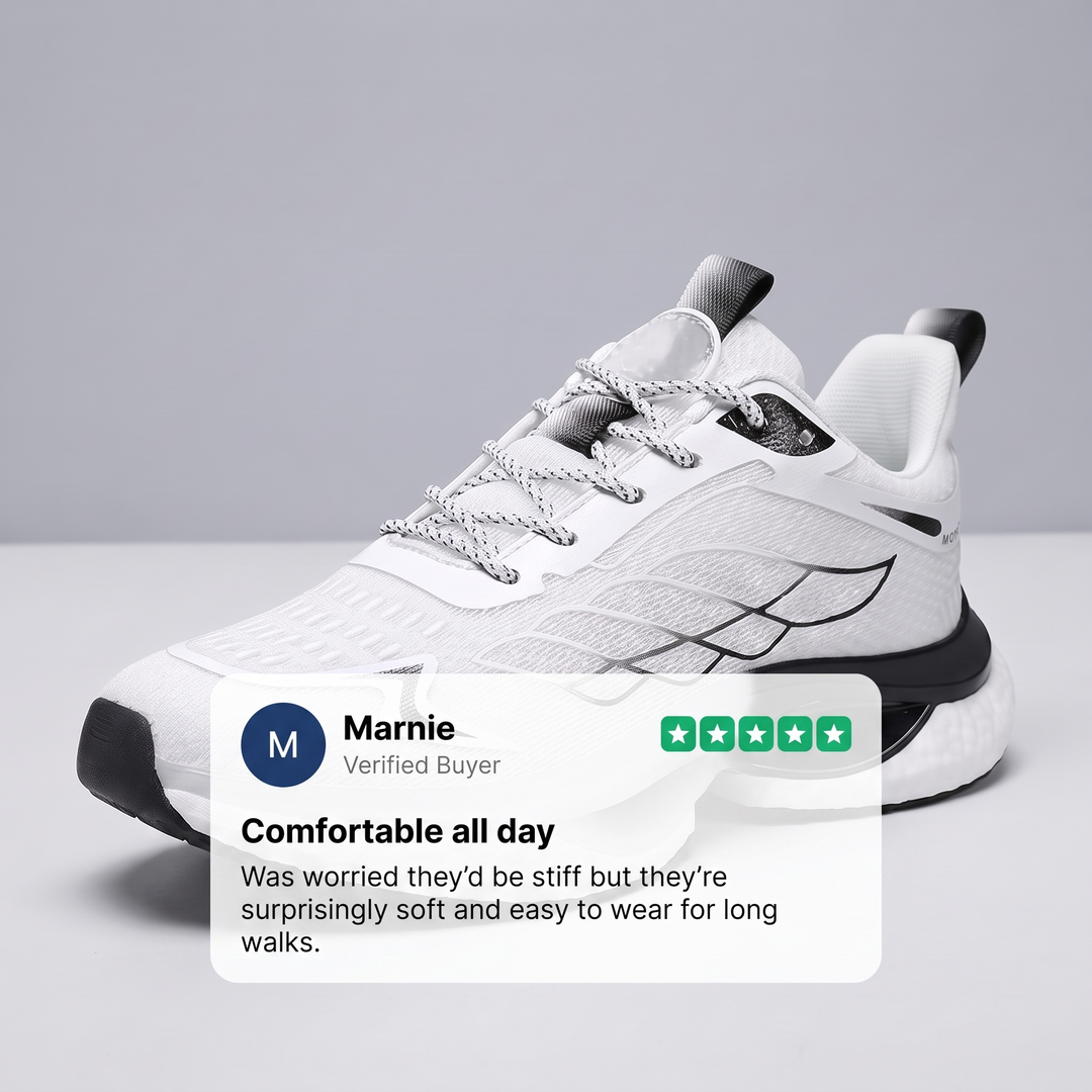 WIDE-TOE WALKING SNEAKERS