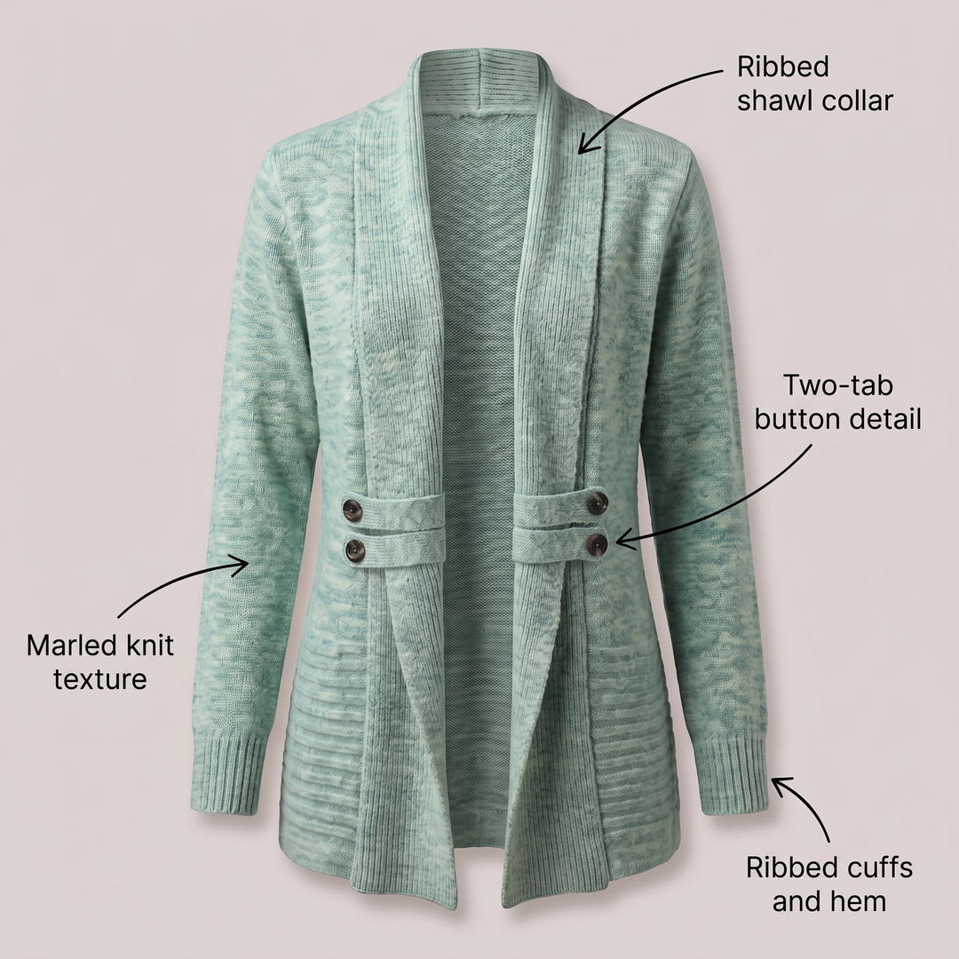 MEREDITH BUTTON-FRONT PANT SET
