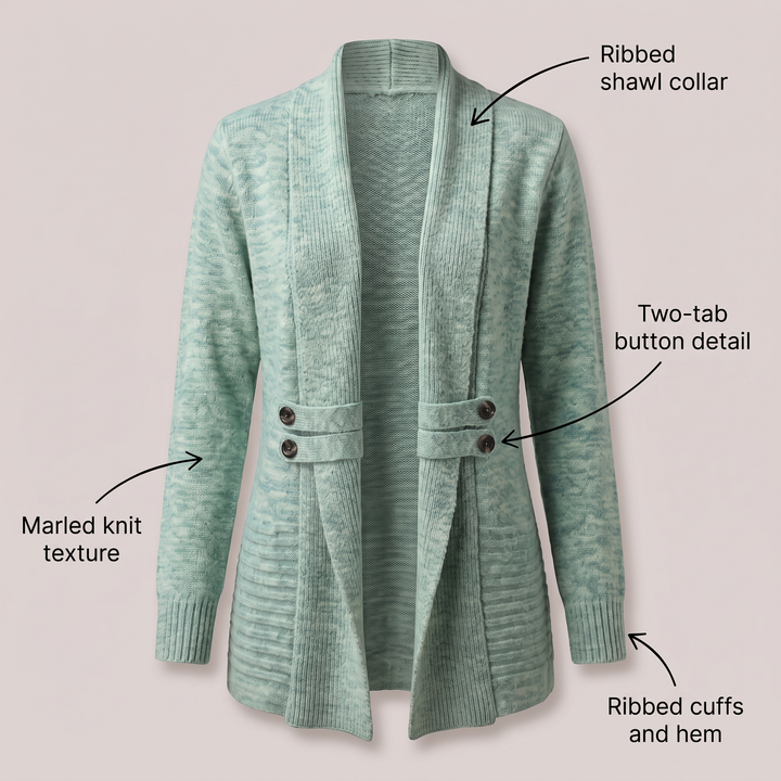 MEREDITH BUTTON-FRONT PANT SET