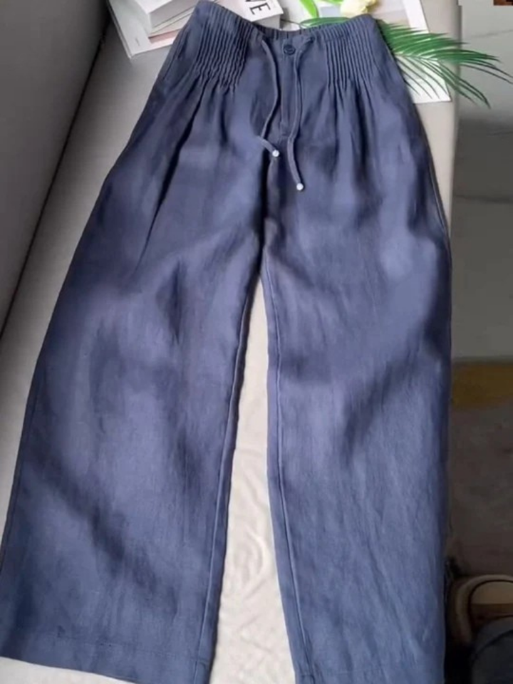 VELORIA RELAXED WIDE-LEG PANTS