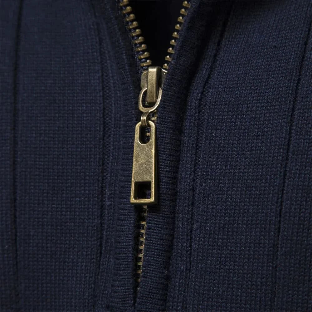 ZYRIC ZIP-UP SWEATER