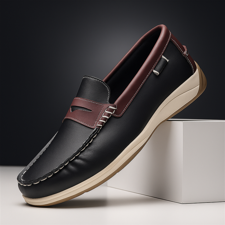 ASHFORD LEATHER LOAFERS