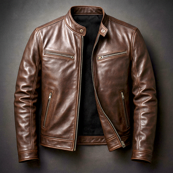 HAWTHORNE VINTAGE LEATHER JACKET