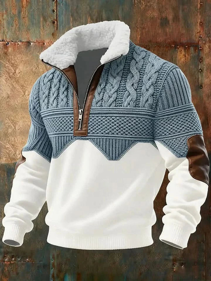 ASHCOMBE STRUCTURED ZIP SWEATER