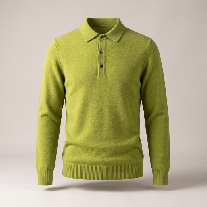 WINDSOR REFINED POLO SWEATER