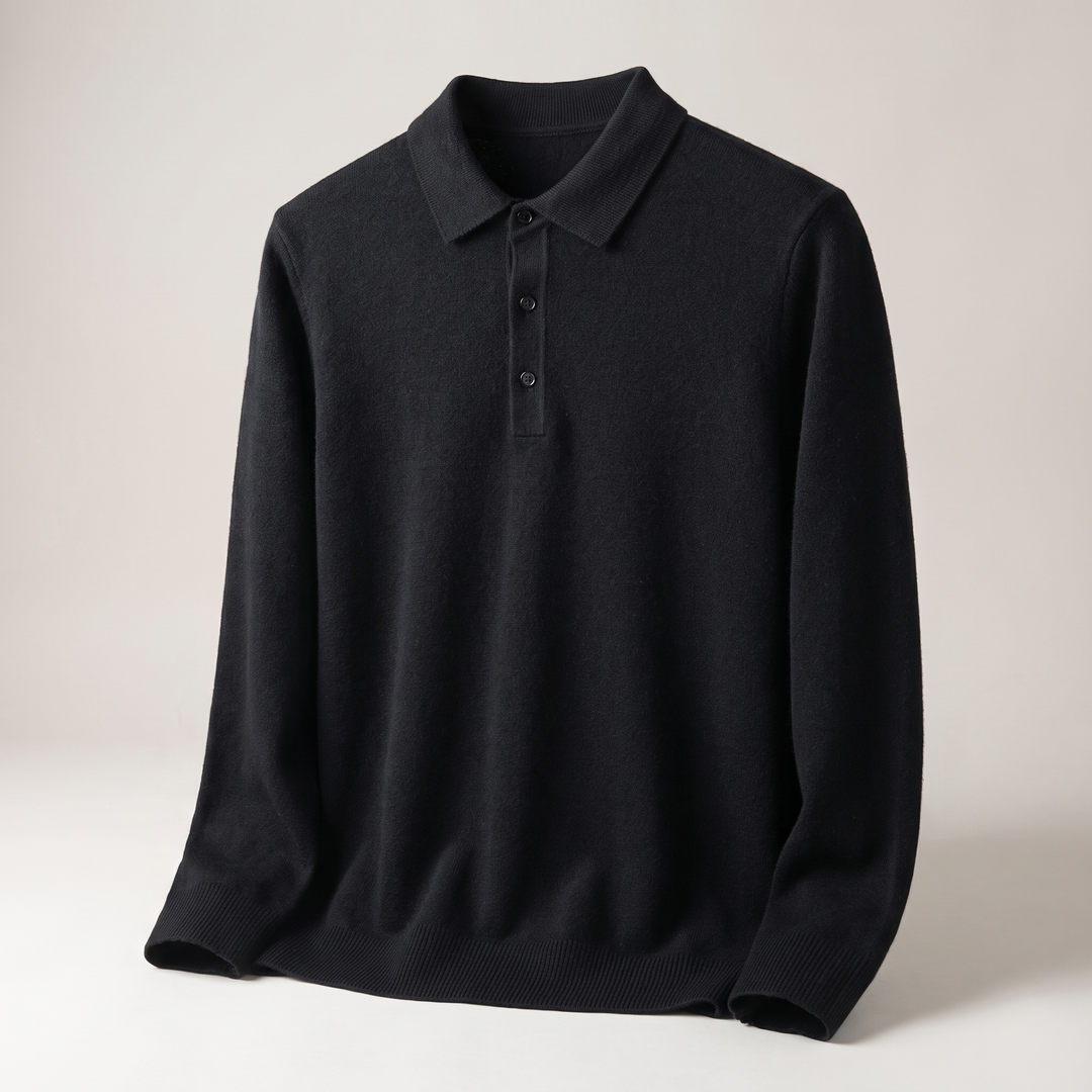 WINDSOR REFINED POLO SWEATER