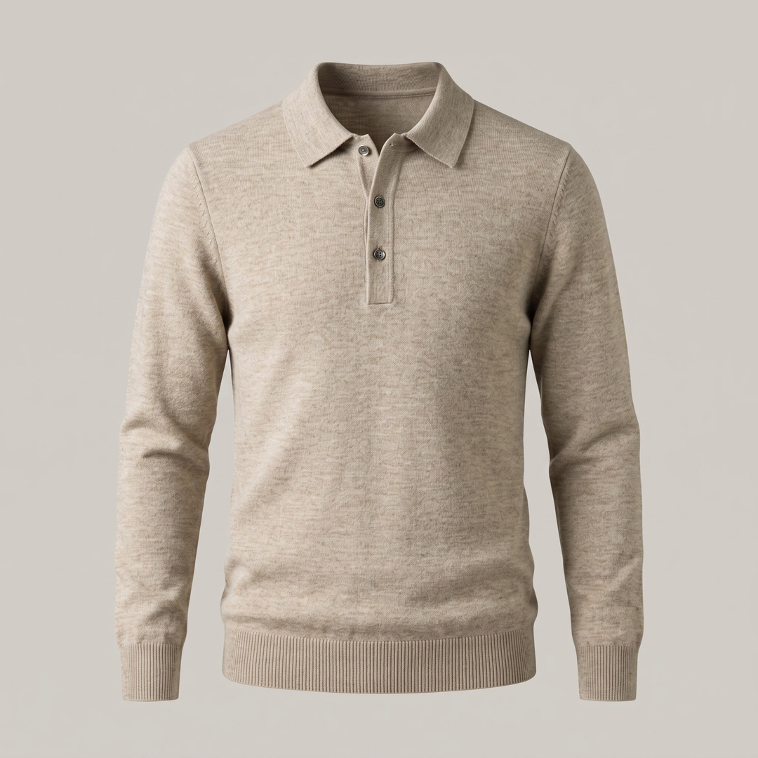 WINDSOR REFINED POLO SWEATER