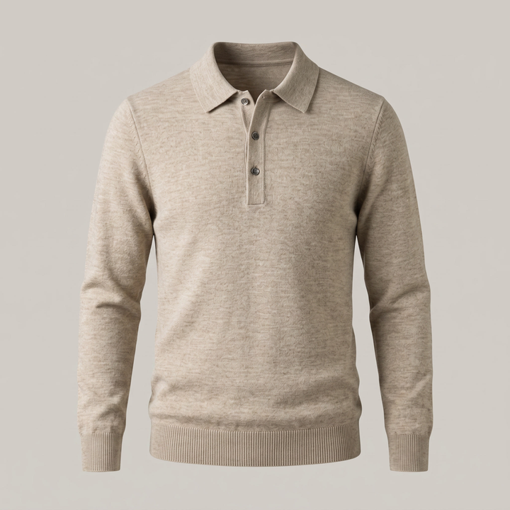 WINDSOR REFINED POLO SWEATER