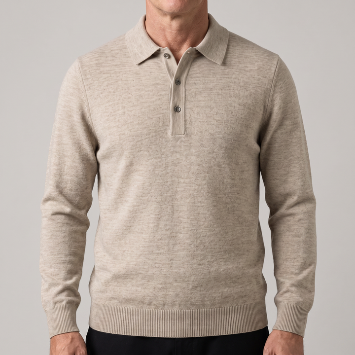 WINDSOR REFINED POLO SWEATER