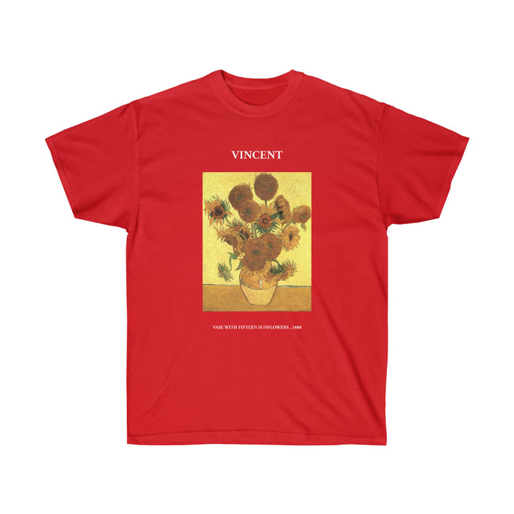 Vincent van Gogh Vase with Fifteen Sunflowers T-shirt