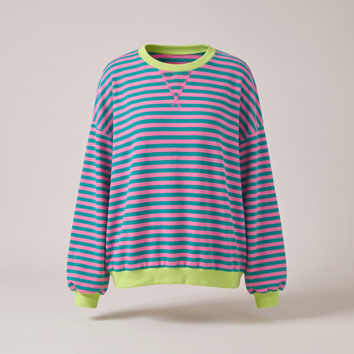 ELARA STRIPED PULLOVER