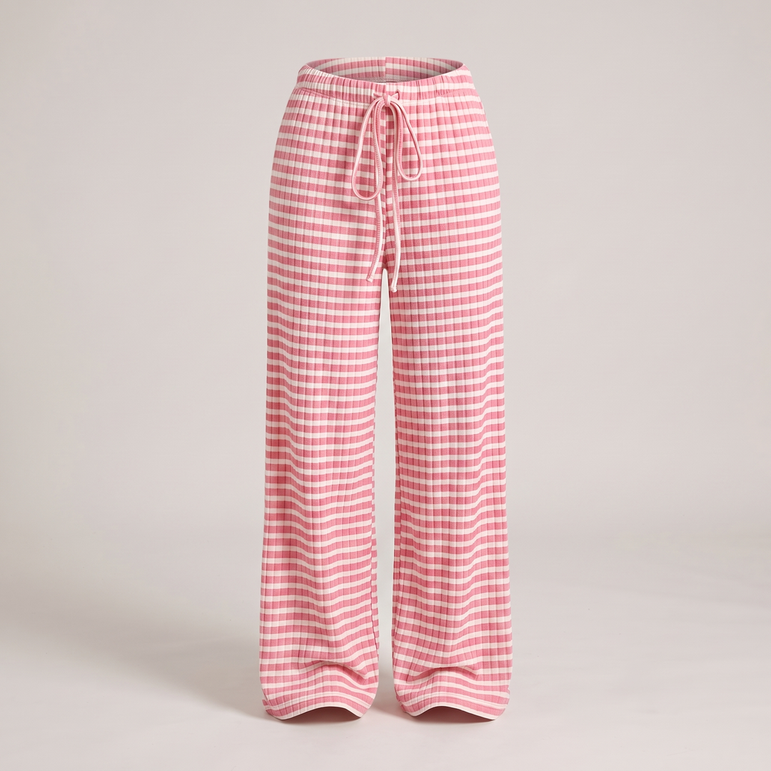 WINNIE RELAXED WIDE-LEG PYJAMA PANTS