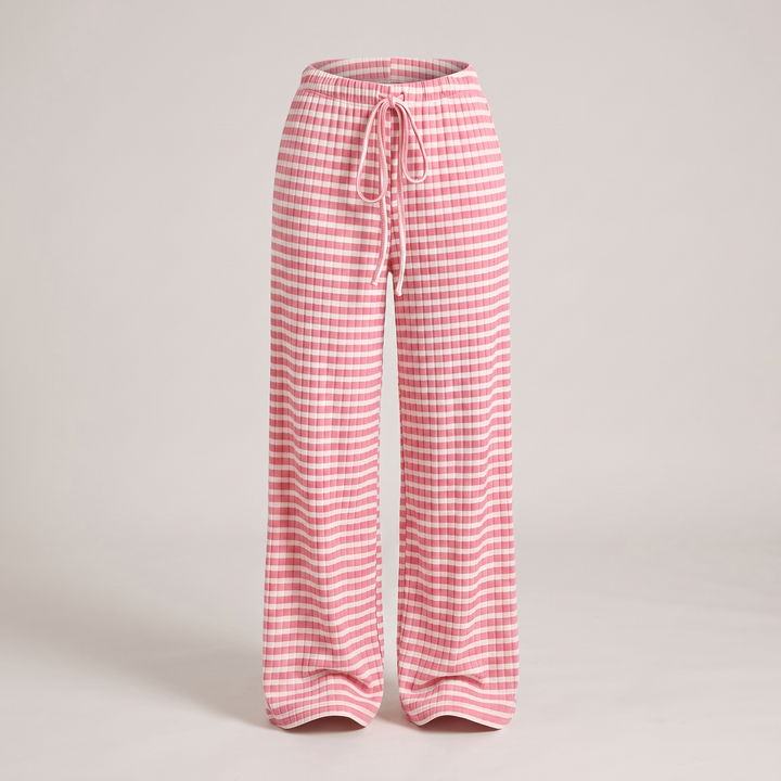 WINNIE RELAXED WIDE-LEG PYJAMA PANTS