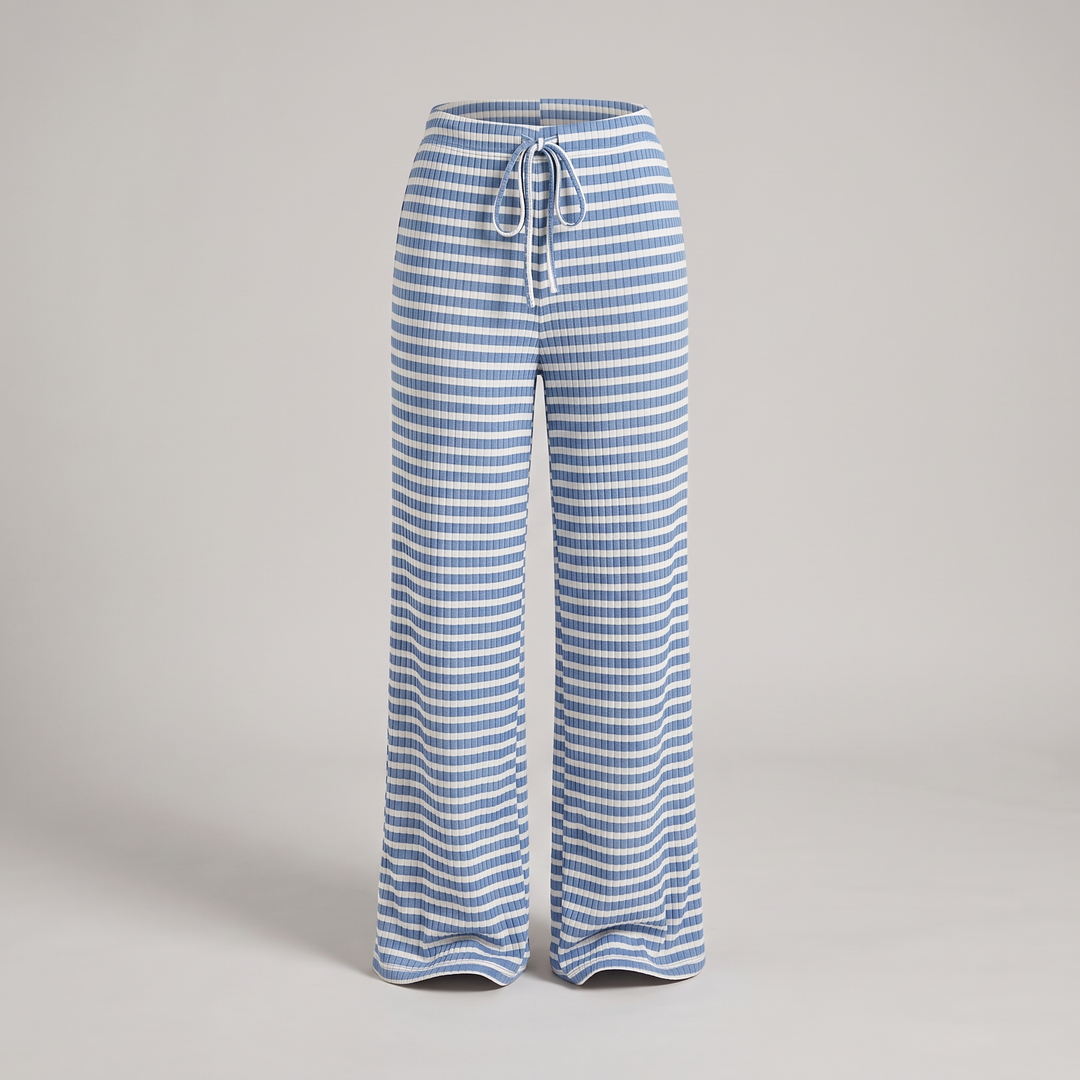 WINNIE RELAXED WIDE-LEG PYJAMA PANTS