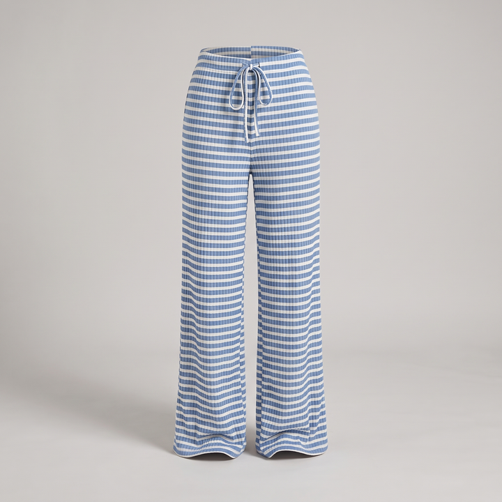 WINNIE RELAXED WIDE-LEG PYJAMA PANTS