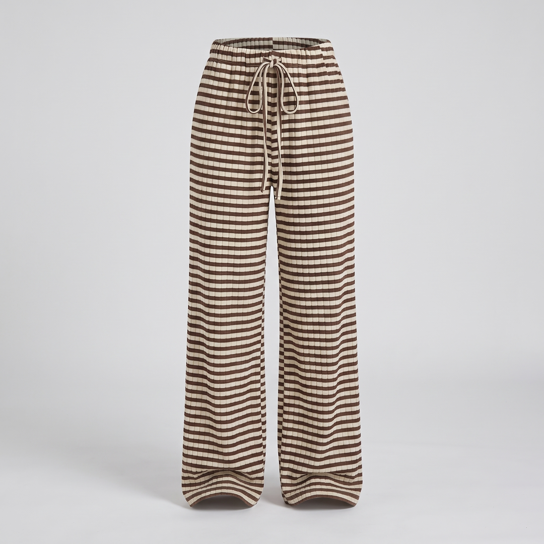 WINNIE RELAXED WIDE-LEG PYJAMA PANTS