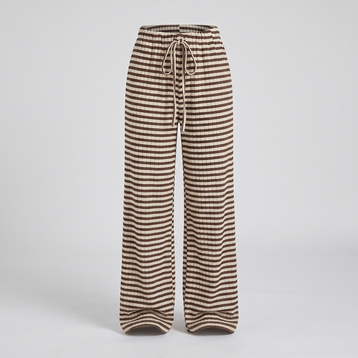 WINNIE RELAXED WIDE-LEG PYJAMA PANTS