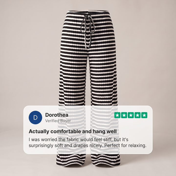 WINNIE RELAXED WIDE-LEG PYJAMA PANTS