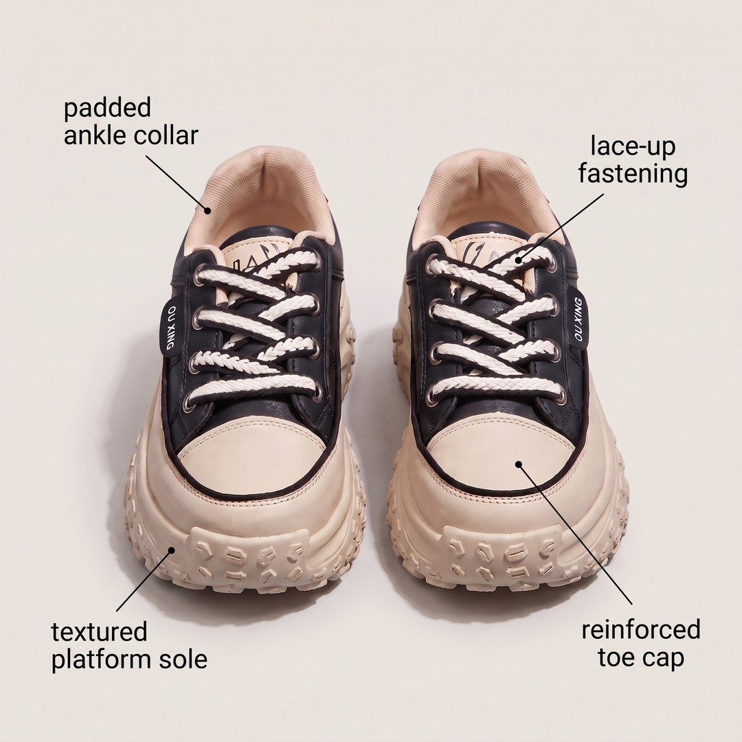 MAISIE RETRO PLATFORM SNEAKERS
