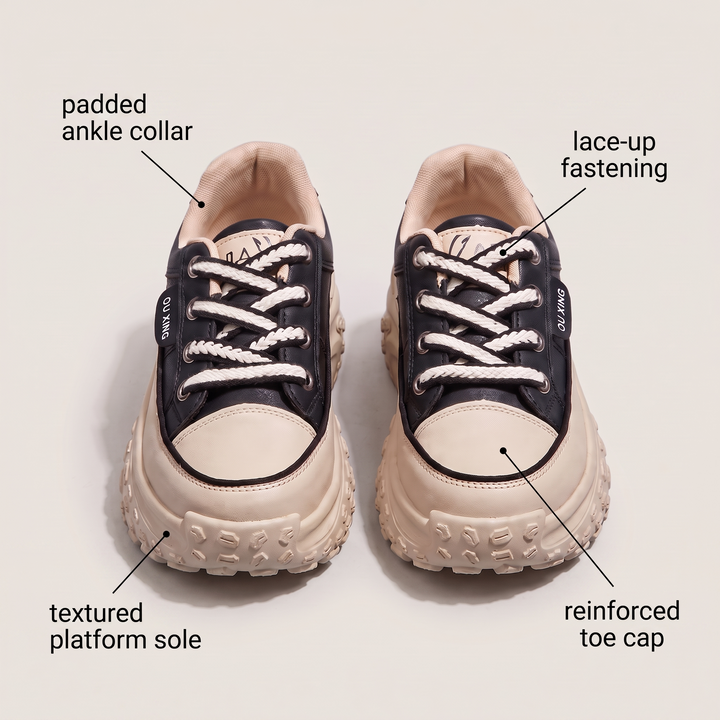 MAISIE RETRO PLATFORM SNEAKERS