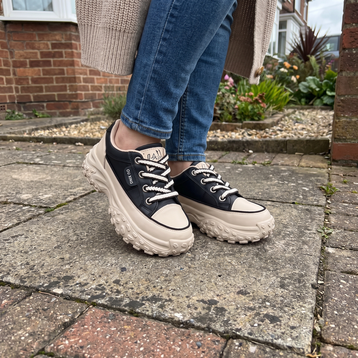 MAISIE RETRO PLATFORM SNEAKERS