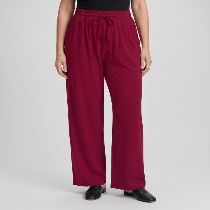 FREYA HIGH-WAIST WIDE-LEG PANTS