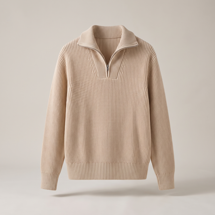 ELLIS MODERN HALF-ZIP SWEATER