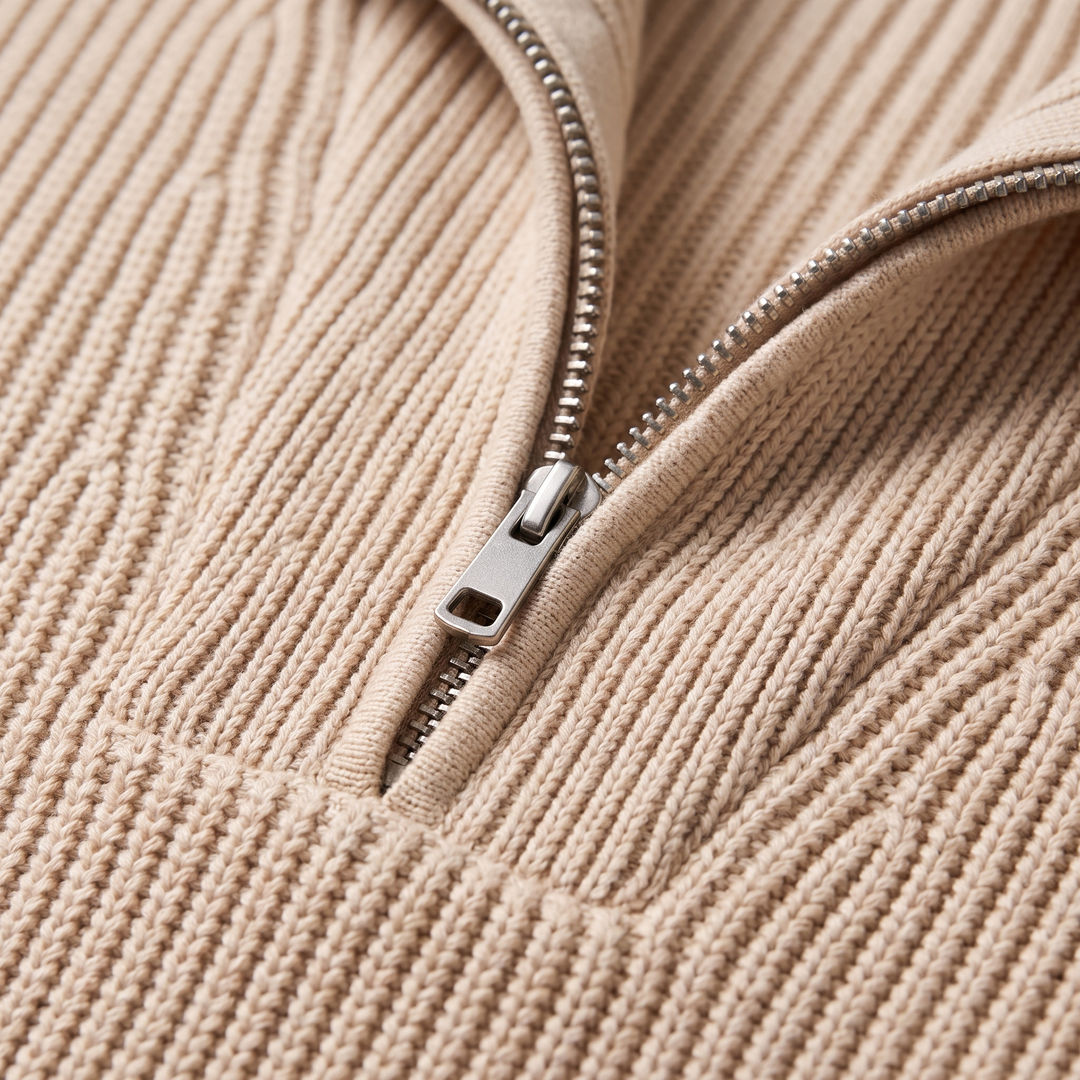 ELLIS MODERN HALF-ZIP SWEATER