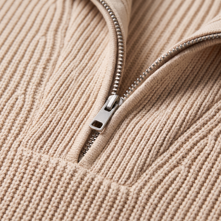 ELLIS MODERN HALF-ZIP SWEATER