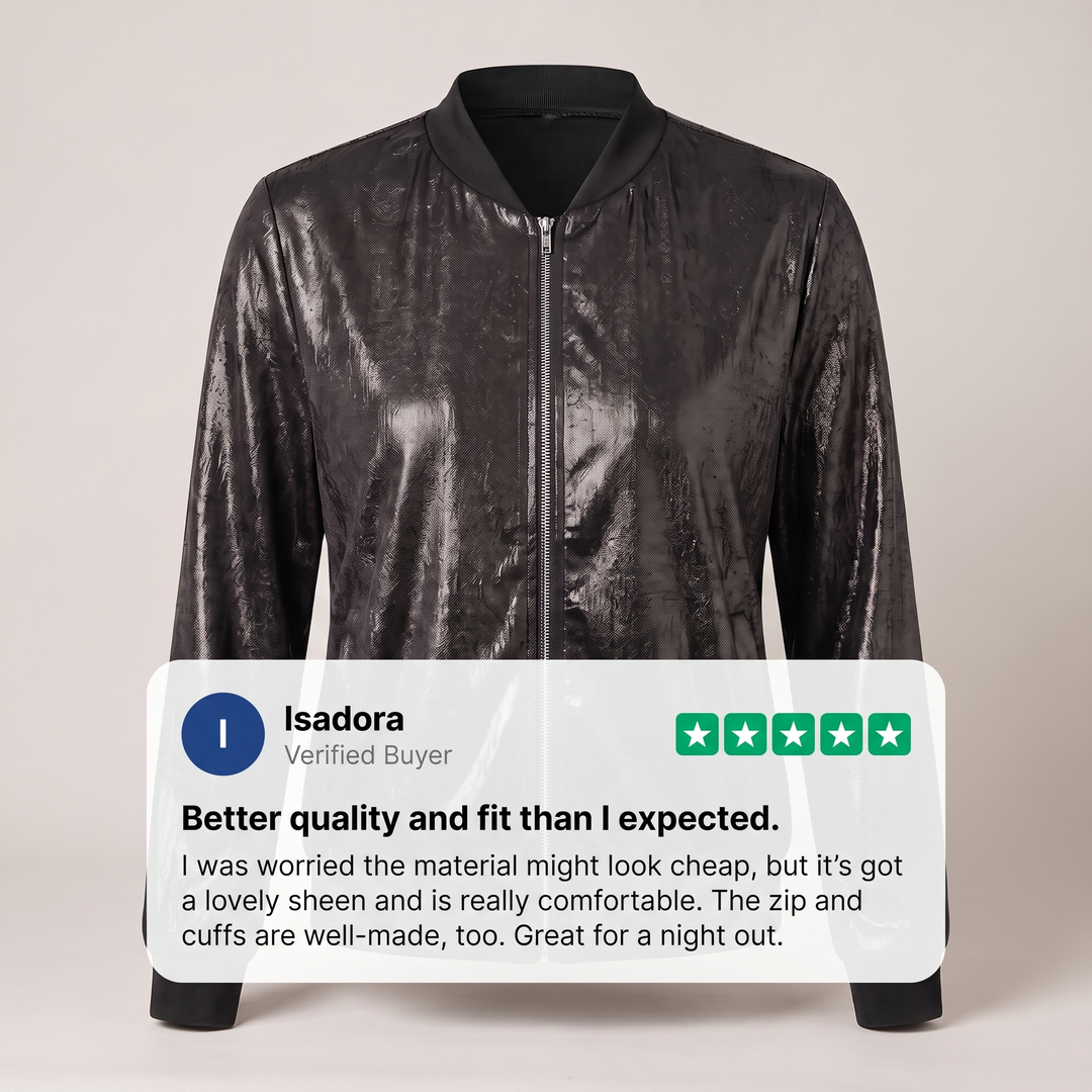 ISADORA GLITTER SLEEVE JACKET