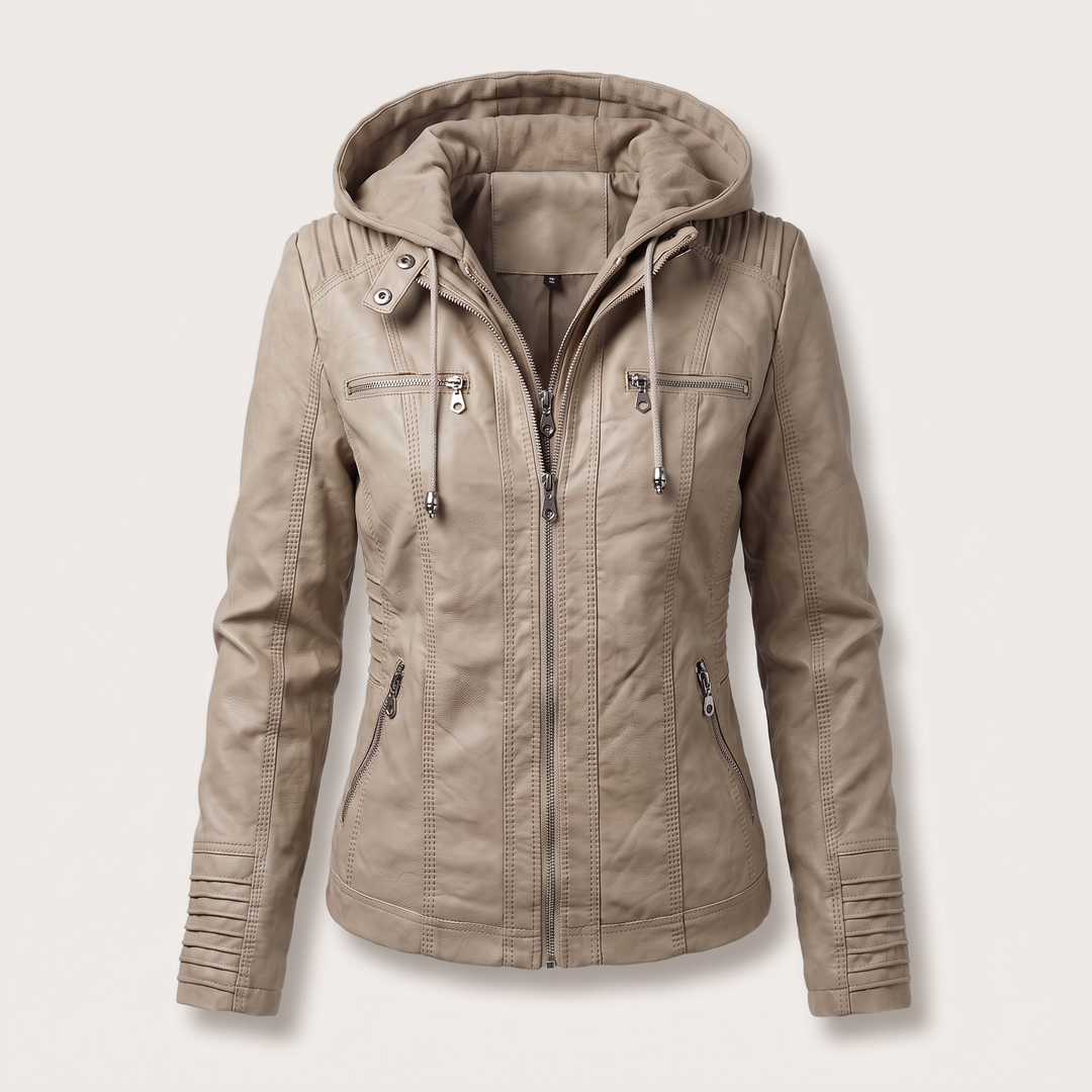 GENEVIEVE FAUX SUEDE JACKET