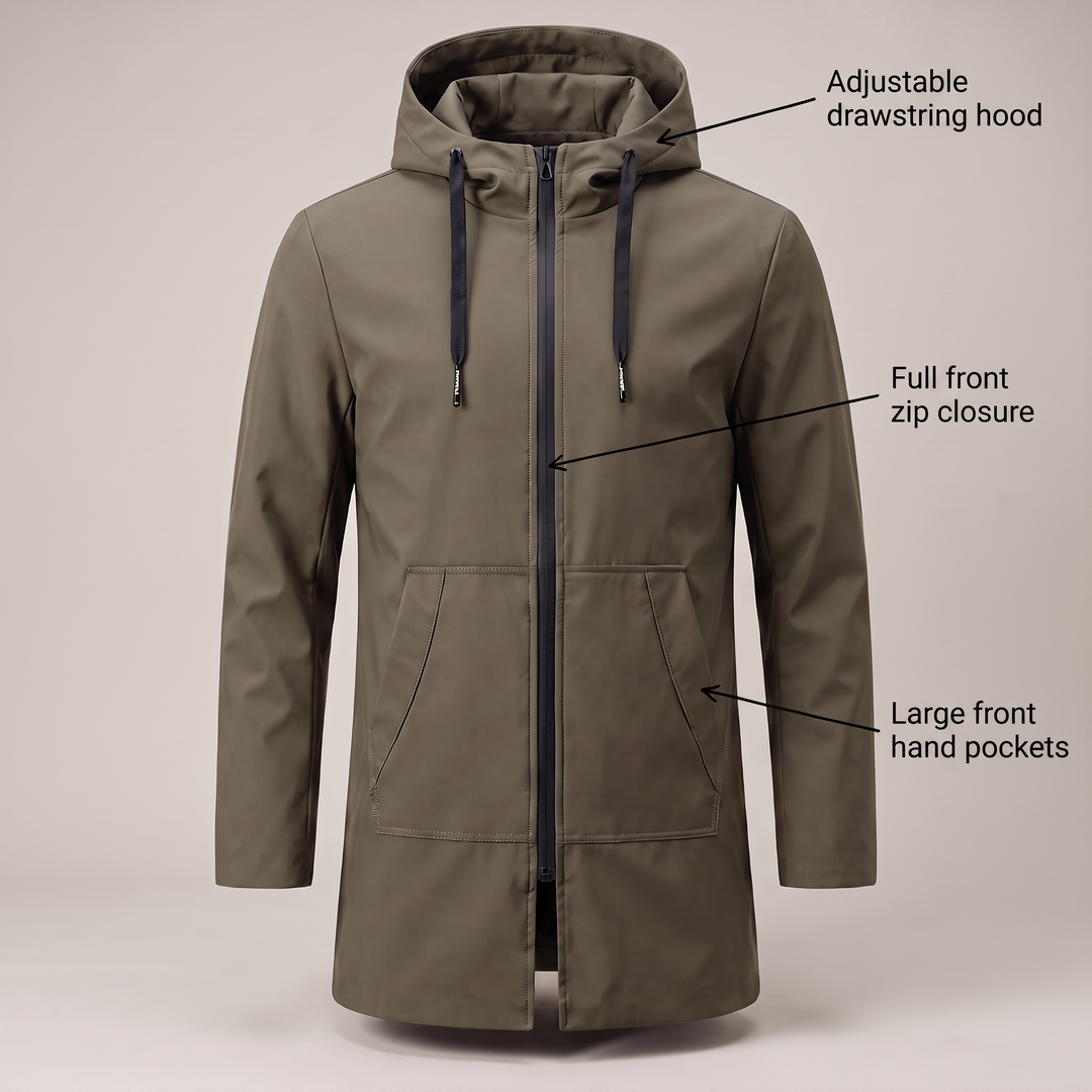 PERFORMANCE HOODED OUTDOOR JACKET