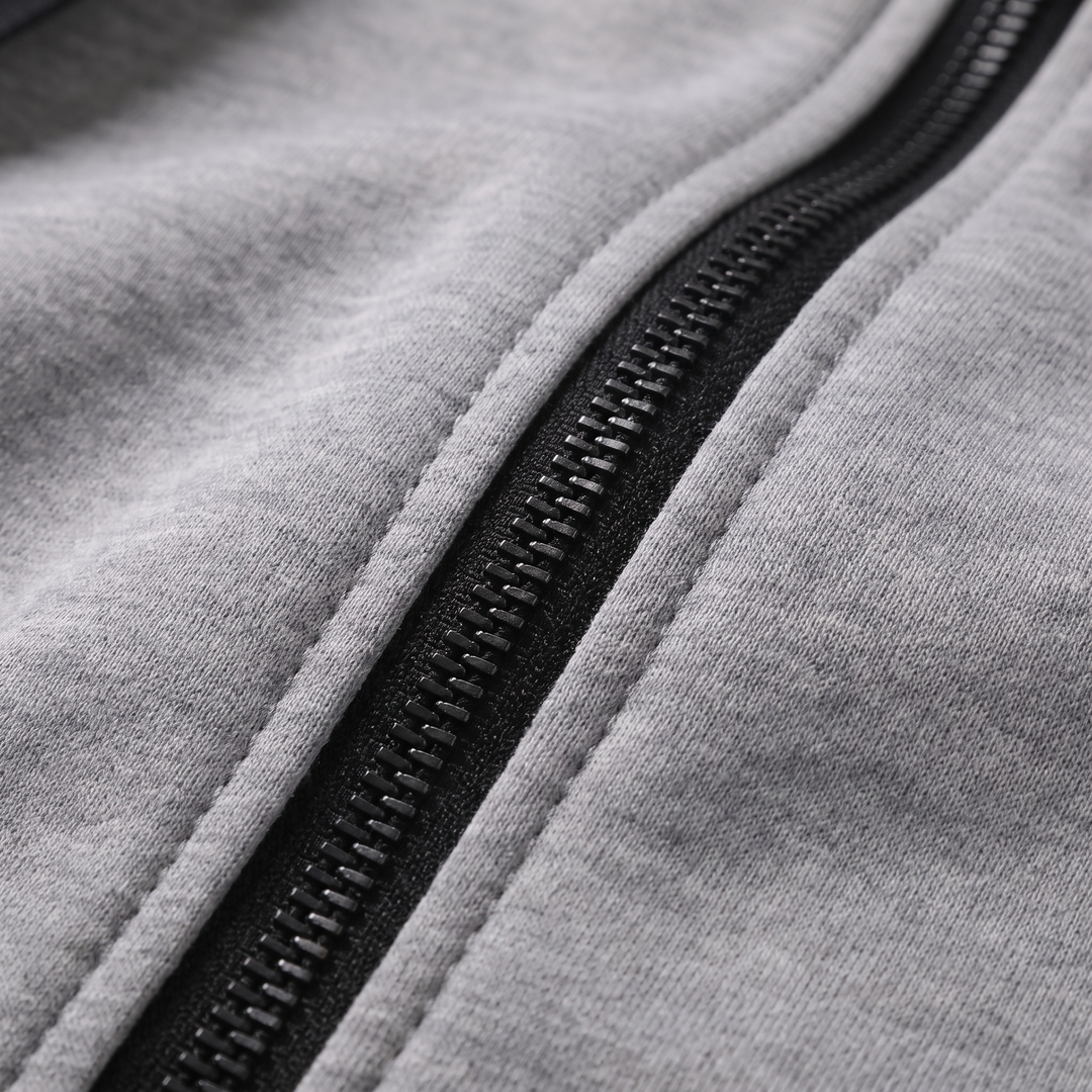 CASUAL LUXE HOODED SWEATSHIRT COAT