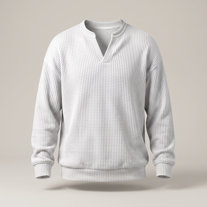 COSY LAYER WAFFLE TOP