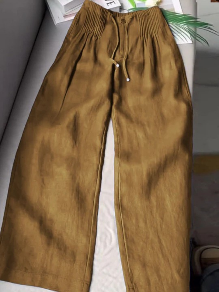 VELORIA RELAXED WIDE-LEG PANTS