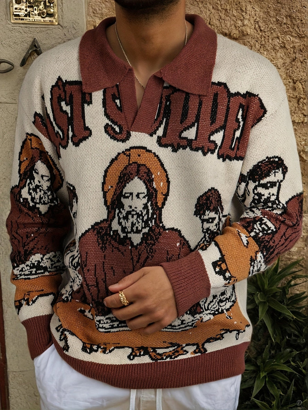The Last Supper Knit Sweater