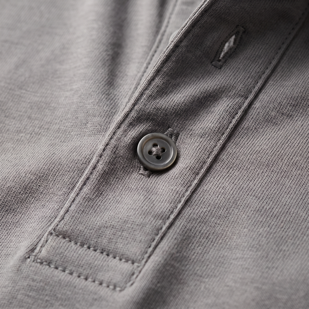 HERITAGE COTTON POLO SWEATER