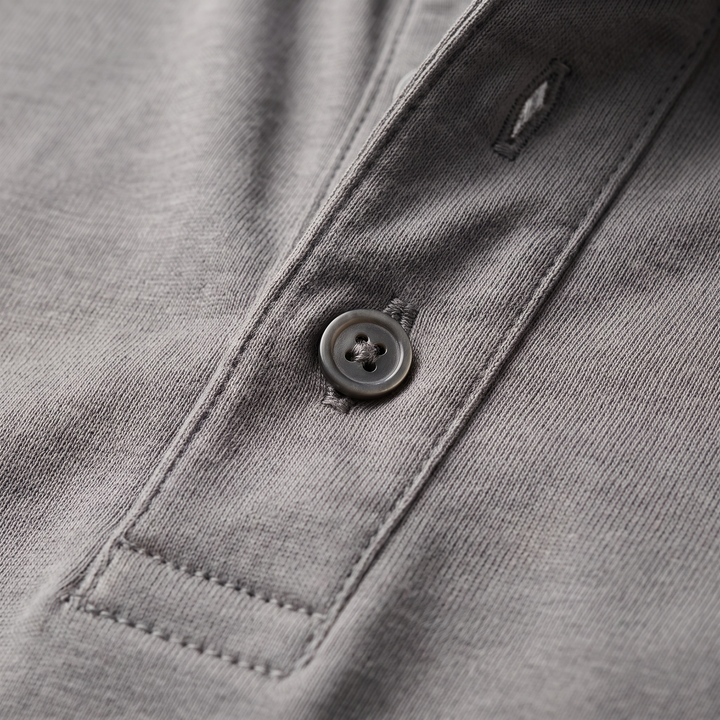 HERITAGE COTTON POLO SWEATER