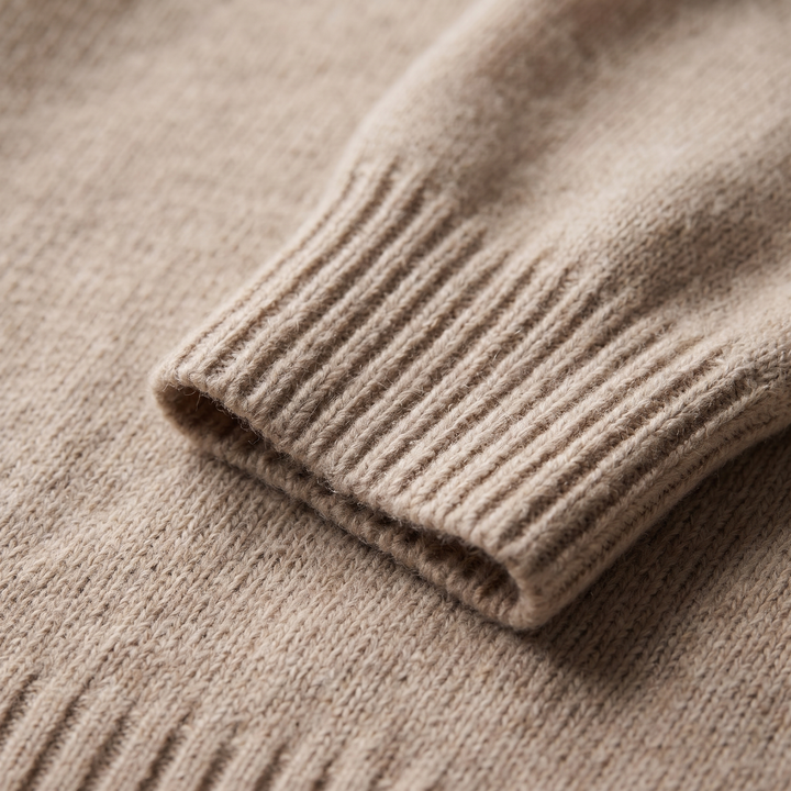 ISABELLA CASHMERE HIGH-NECK SWEATER