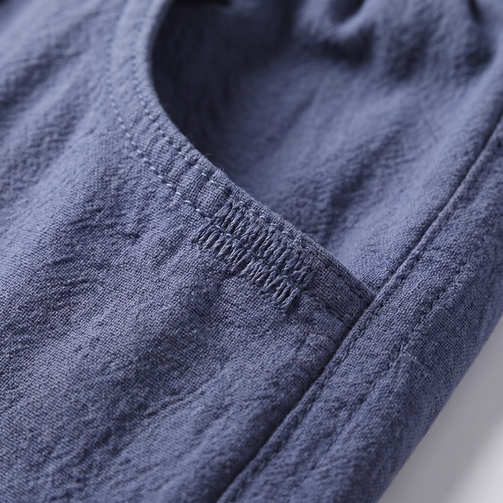 RELAXED LINEN BLEND PANTS