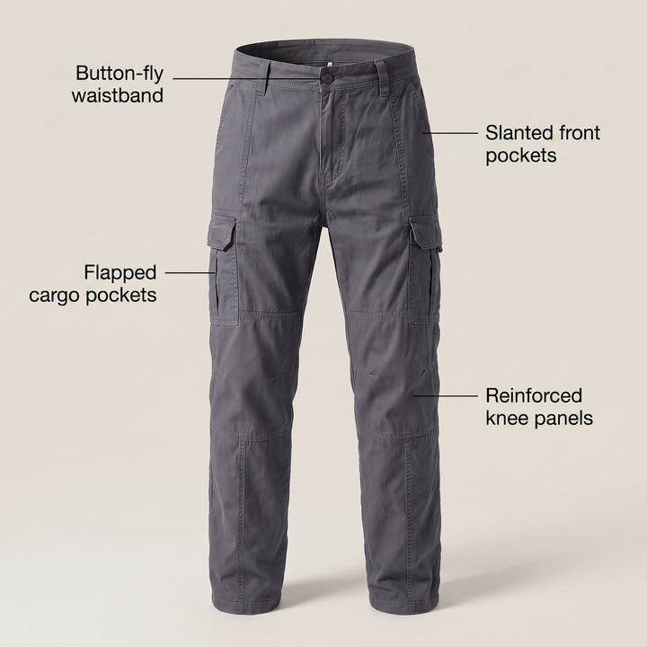 PREMIUM COTTON UTILITY PANTS