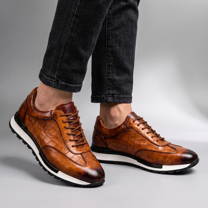 LORENZO LEATHER SNEAKERS