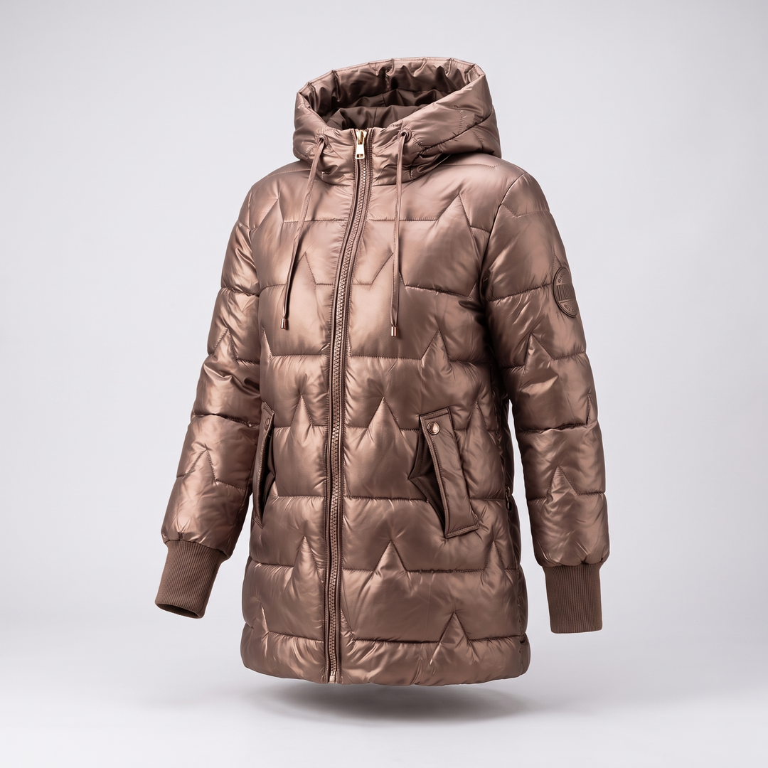 LUXURY WARM HOODED COAT