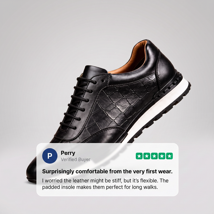 LORENZO LEATHER SNEAKERS