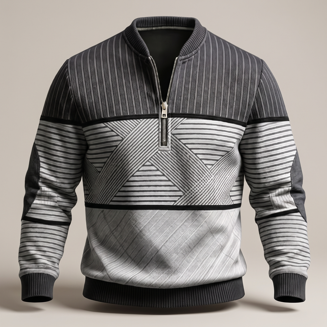 CLASSIC LAYER HALF ZIP SWEATER