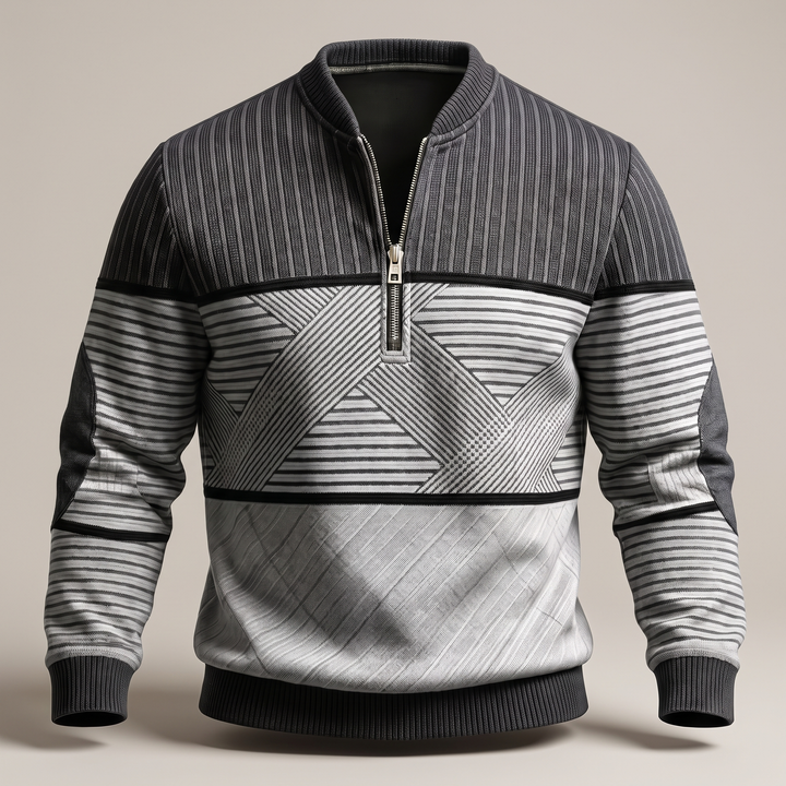 CLASSIC LAYER HALF ZIP SWEATER