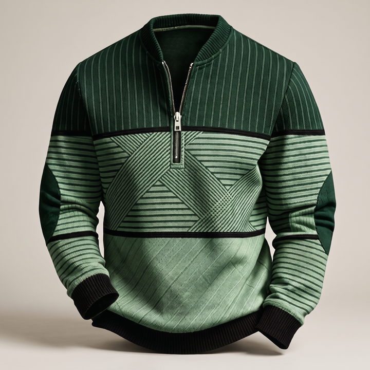 CLASSIC LAYER HALF ZIP SWEATER
