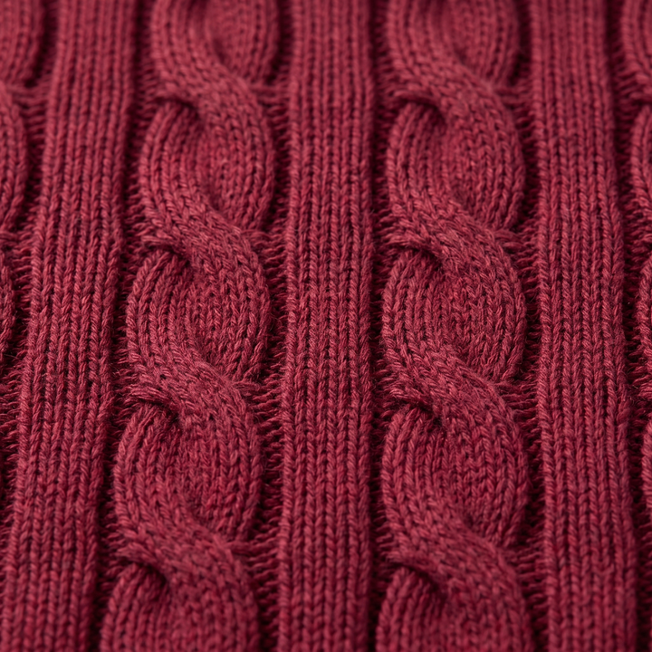 PREMIUM CABLE KNIT COMFORT SWEATER