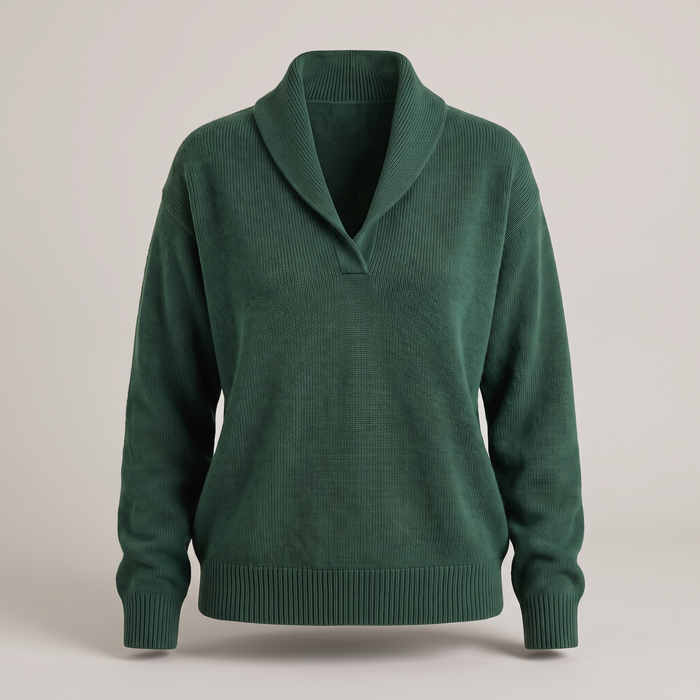 CLASSIC V-NECK KNIT SWEATER