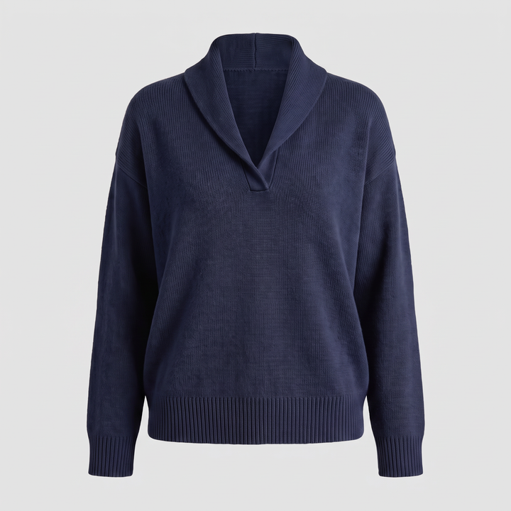 CLASSIC V-NECK KNIT SWEATER
